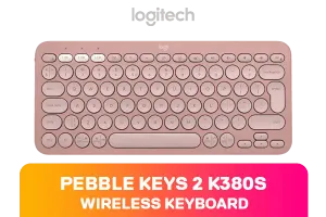 Logitech Pebble Keys 2 Keyboard - Tonal Rose